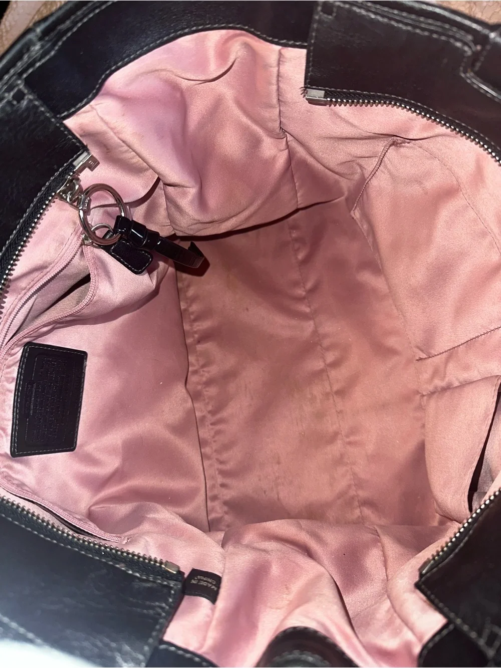 Black coach bag